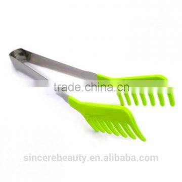 Comb shaped stainless steel nylon head food clip/Buffet food clamp