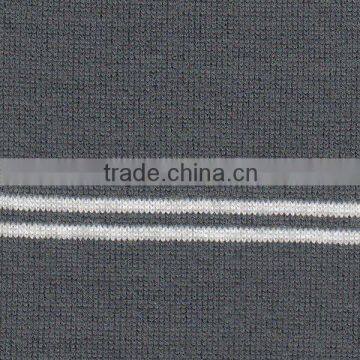 Shanghai stripe single jersey knitting textile fabric