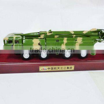 1:43 Die cast metal missile launch truck model