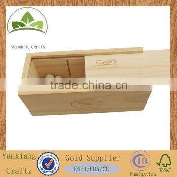 personalised unfinished wooden toy case pull box