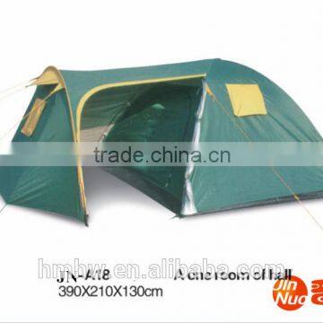 One-room-and-hall Fiberglass Pole Travel tent