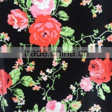 Good Quality Cheap Price KS Print Velvet Fabric Shipping China to Iraq