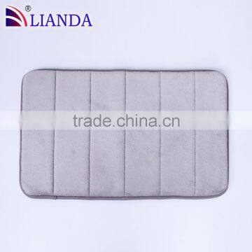 Memory Foam Bath Rug Soft Bath Mat Non-slip Anti-bacterial Bathroom Mat photo-3