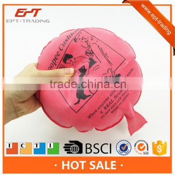 Customised inflatable sponge whoopee cushion joke toys