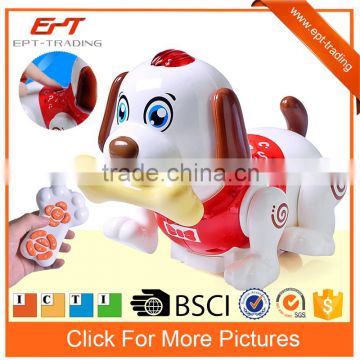 Radio control dog rc robot dog with music&light