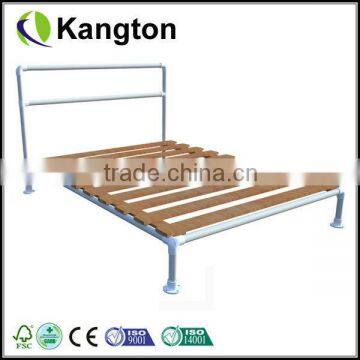 Embossed gridding birch bed slat