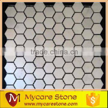 Natural Marble Mosaic Floor Carpet Tile photo-5