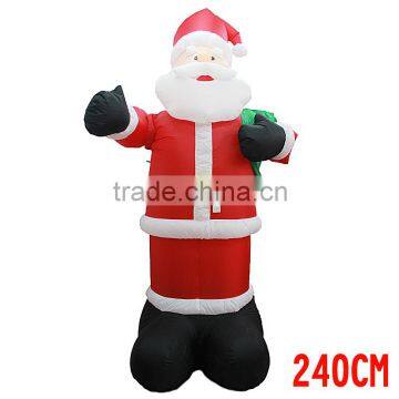 Store Christmas decorations 2.4 m large inflatable Santa Claus