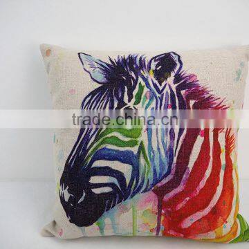 Attractive animals printed sofa cushion cover decorative throw pillow case