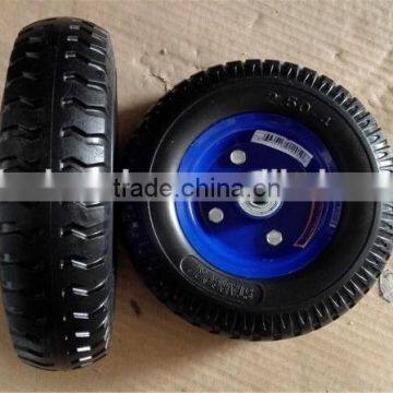 2.50-4 PU Foam Wheel With Metal Rim