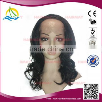 Quality guaranteed synthetic woman toupee wig full lace toupee