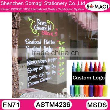 Kids Paint marker pen sales 3/6/8/10/15mm tips imported ink car painting liquid chalk markers 8-19colors 2017 unique markers