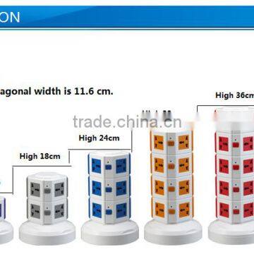 ME-S4 Four Layers Electrical Multi Outlet of With Five Meters Power Line for Industrial and Household Usage photo-6