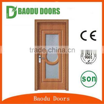 Standard Size Balcony Pvc Doors Prices Wooden Interior Door