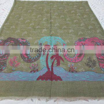 JUNGLE CASHMERE PASHMINA TEXTILE