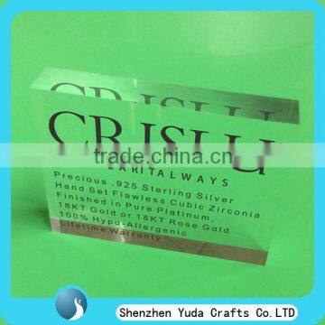 customized transparent printed acrylic block crafts wholesale best Christmas gift custom made in China