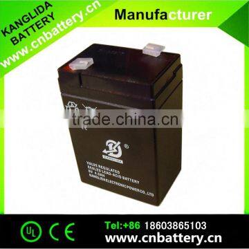 6v4ah deep cycle battery rechargeable 6volt battery for LED lamp