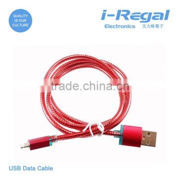 Mobile phone charger jelly micro usb cable, colored usb cable