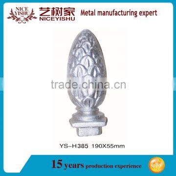 Die casting aluminum ornamental fence accessries, ornamental post cap manufacturer