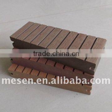 High Impact Resistant Wood Fiber + HDPE WPC Composite Solid Outdoor Decking Timber