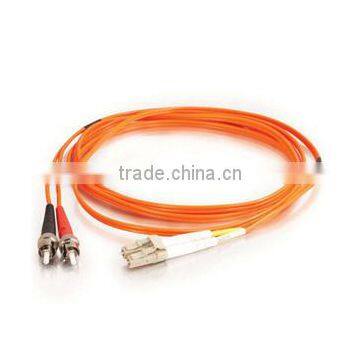 4m LC-ST 50/125 OM2 Duplex Multimode PVC Fiber Optic Cable