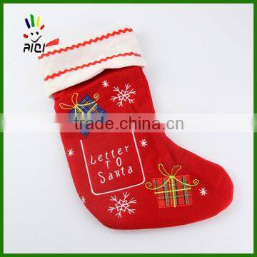 merry christmas sock santa claus sock in stock handmade christmas stocking sock