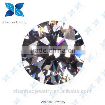 1mm white round cutting cz