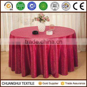 red round table cloth wedding