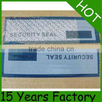 serial number security tape