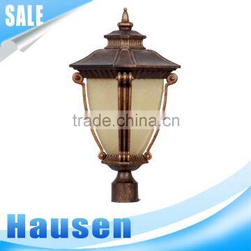 Western style fashional outdoor pillar light for garden