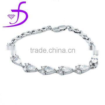 Custom 925 sterling silver gemstone cool bracelets for girls