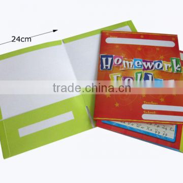 High quality cardoard paper file folder /file holder with pocket