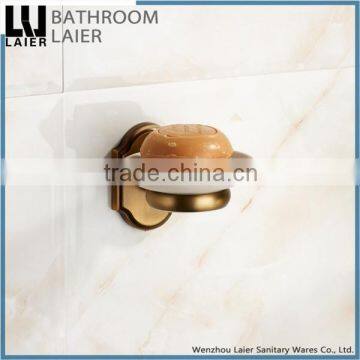 Economical Fancy Design Zinc Alloy Antique Bronze Finishing Bathroom Accessories Wall Mounted Soap Dish holder