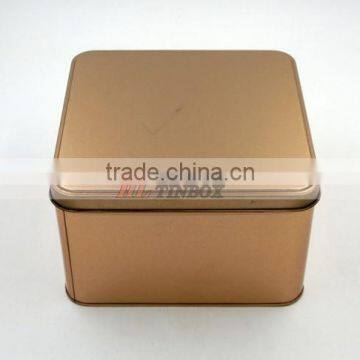 Egg Roll Square Metal Tin Box