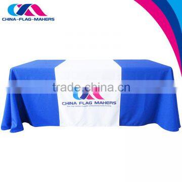 custom trade show royal navy blue tablecloth