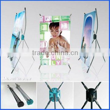 PVC graphic printing mini X banner display advertising banner stand