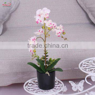 Factory home decoration artificial fabric plant flower wholesale butterfly orchid flower