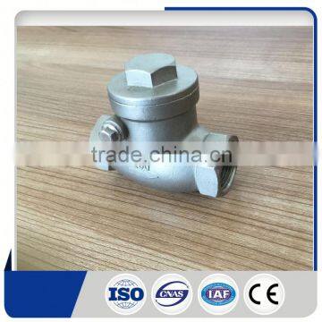 Professional manufacturer screwed end swing check valve supplier