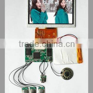 Hot 7 Inch Lcd Video Box Greeting Card Business Booklet With Rechargeable Battery for Christmas Gifts photo-3