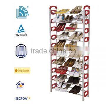 50 Pair Free Standing 10 Tier Shoe Tower Rack Organizer Space Saving Shoe Rack