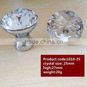 Top selling excellent quality customized color crystal glass knobs with good offer