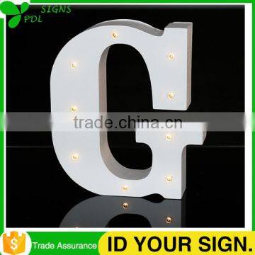 Decorative Wood Marquee Light Letters photo-5