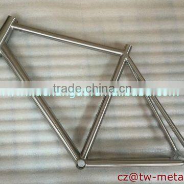 Customized Titanium track bicycle frame with taper head tube track bike frame