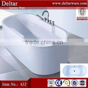 royal boudoir bathub, elegent top quality sanitary ware bathtub, lift the flower spread artistic china bathtub