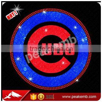 Chicago Cubs Glitter Vinyl Transfer Wholesale Custom Heat Transfer photo-3