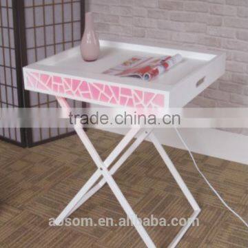 Modern Design Tea Table with a Light of Tray Table