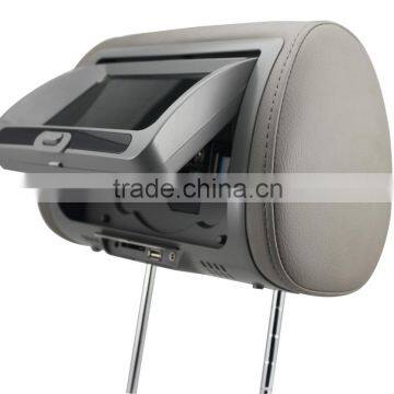 Black, Gray, Beige Color and Universal Car Use 7" Inch Headrest DVD Player Support GPS photo-6