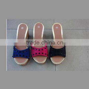 Pretty Steps 2015 mid heel wedge sandals for women/girl