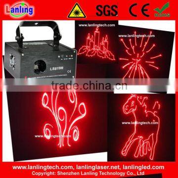 SD Card animation writing red laser light