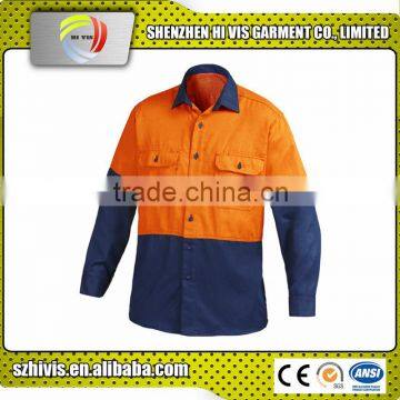 Hi Vis Two Tone Work Sale Safety fr Shirts Supplier photo-6